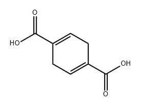 1,4-Cyclohexadiene-1,4-dicarboxylic acid Struktur