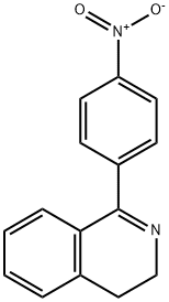 Isoquinoline, 3,4-dihydro-1-(4-nitrophenyl)- Struktur