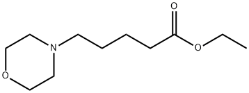 4-Morpholinepentanoic acid, ethyl ester Struktur