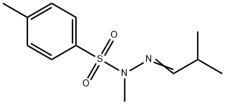 Benzenesulfonic acid, 4-methyl-, 1-methyl-2-(2-methylpropylidene)hydrazide Struktur