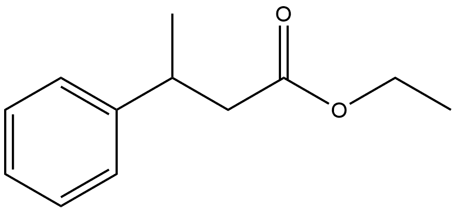 Ethyl 3-phenylbutanoate Struktur