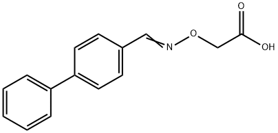 Acetic acid, 2-[[([1,1'-biphenyl]-4-ylmethylene)amino]oxy]- Struktur