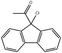 Ethanone, 1-(9-chloro-9H-fluoren-9-yl)- Struktur