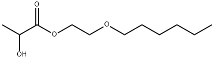 2-(Hexyloxy)ethyl 2-hydroxypropanoate Struktur