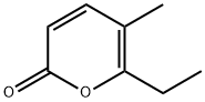 2H-Pyran-2-one, 6-ethyl-5-methyl- Struktur