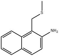 2-Naphthalenamine, 1-[(methylthio)methyl]-