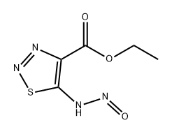 1,2,3-Thiadiazole-4-carboxylic acid, 5-(nitrosoamino)-, ethyl ester