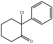 Cyclohexanone, 2-chloro-2-phenyl- Struktur