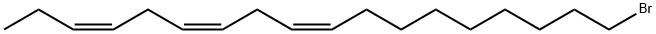 3,6,9-Octadecatriene, 18-bromo-, (3Z,6Z,9Z)- Struktur