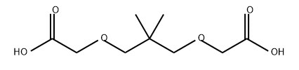 Acetic acid, 2,2'-[(2,2-dimethyl-1,3-propanediyl)bis(oxy)]bis- Struktur