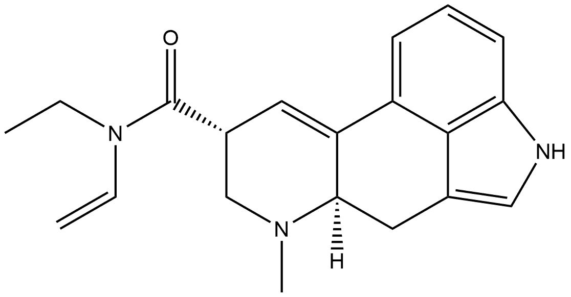 Ergoline-8-carboxamide, 9,10-didehydro-N-ethenyl-N-ethyl-6-methyl-, (8β)- (9CI)