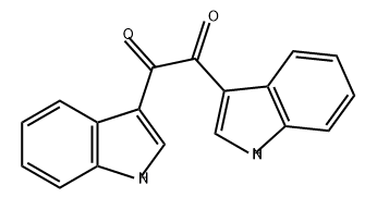 Ethanedione, di-1H-indol-3-yl- Struktur