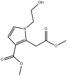 1H-Pyrrole-2-acetic acid, 1-(2-hydroxyethyl)-3-(methoxycarbonyl)-, methyl ester