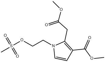 1H-Pyrrole-2-acetic acid, 3-(methoxycarbonyl)-1-[2-[(methylsulfonyl)oxy]ethyl]-, methyl ester