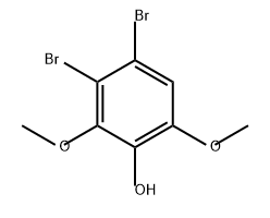 Phenol, 3,4-dibromo-2,6-dimethoxy- Struktur