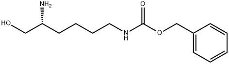 Carbamic acid, [(5R)-5-amino-6-hydroxyhexyl]-, phenylmethyl ester (9CI) Struktur