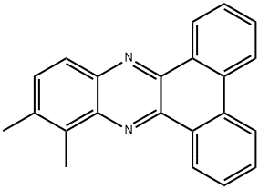 10,11-Dimethyldibenzo[a,c]phenazine Struktur