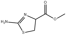 Methyl 2-amino-4,5-dihydro-4-thiazolecarboxylate Struktur