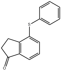 1H-Inden-1-one, 2,3-dihydro-4-(phenylthio)- Struktur