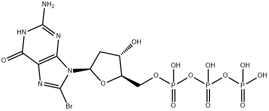 8-Br-dGTP Struktur