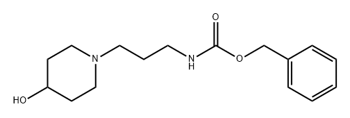 Carbamic acid, [3-(4-hydroxy-1-piperidinyl)propyl]-, phenylmethyl ester (9CI)