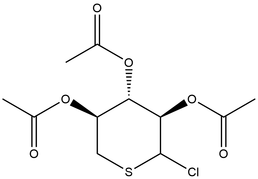 Xylopyranosyl chloride, 5-thio-, triacetate, D- (8CI)