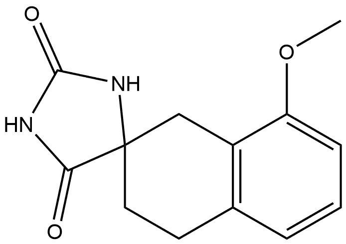 Spiro[imidazolidine-4,2'(1'H)-naphthalene]-2,5-dione, 3',4'-dihydro-8'-methoxy-