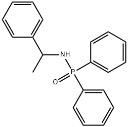 P,P-Diphenyl-N-(1-phenylethyl)phosphinic amide Struktur