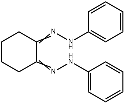 1,2-Cyclohexanedione, 1,2-bis(2-phenylhydrazone) Struktur