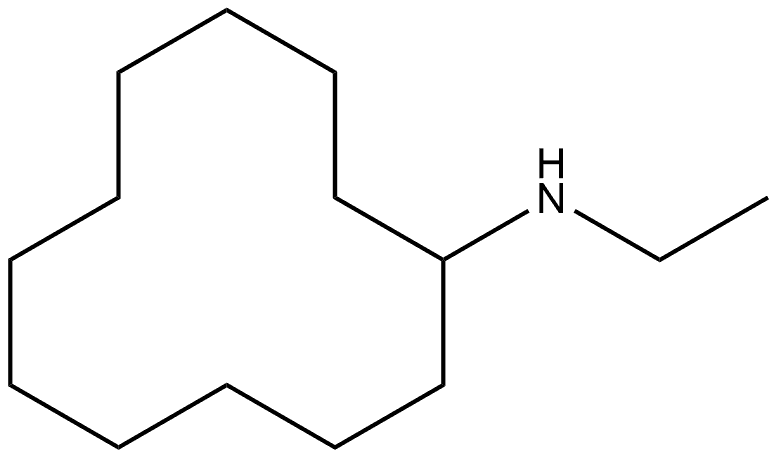 N-Ethylcyclododecanamine Struktur