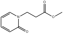 1(2H)-Pyridinepropanoic acid, 2-oxo-, methyl ester Struktur