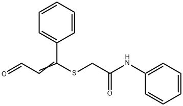 Acetamide, 2-[(3-oxo-1-phenyl-1-propen-1-yl)thio]-N-phenyl-