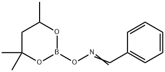 BENZALDEHDE-0-(4,4,6-TRIMETHYL-[1,3,2]-DIOXABORINAN-2-YL)-OXIME Struktur