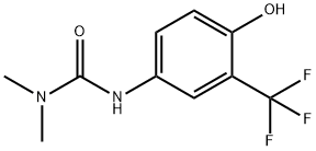 Urea, N'-[4-hydroxy-3-(trifluoromethyl)phenyl]-N,N-dimethyl- Struktur