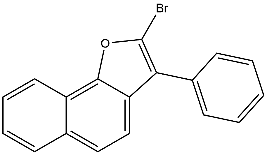 2-Bromo-3-phenylnaphtho[1,2-b]furan Struktur