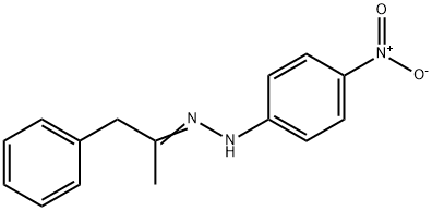 2-Propanone, 1-phenyl-, 2-(4-nitrophenyl)hydrazone Struktur