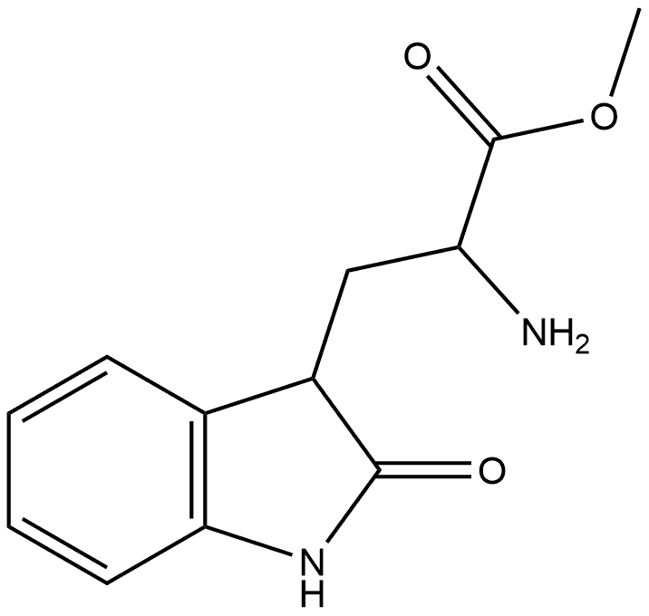 DL-2,3-dihydro-2-oxo-Tryptophan methyl ester Struktur