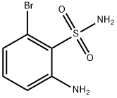 2-Amino-6-bromobenzenesulphonamide Struktur