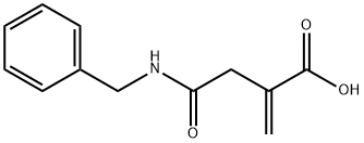 2-[2-(Benzylamino)-2-oxoethyl]acrylic acid Struktur