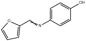 Phenol, 4-[(2-furanylmethylene)amino]- Struktur