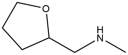 2-Furanmethanamine, tetrahydro-N-methyl-, (+)- Structure