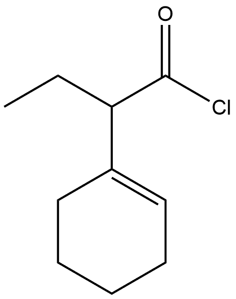 1-Cyclohexene-1-acetyl chloride, α-ethyl-