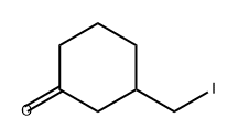 Cyclohexanone, 3-(iodomethyl)- Struktur