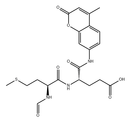 L-Glutamamide, N-formyl-L-methionyl-N1-(4-methyl-2-oxo-2H-1-benzopyran-7-yl)- (9CI)