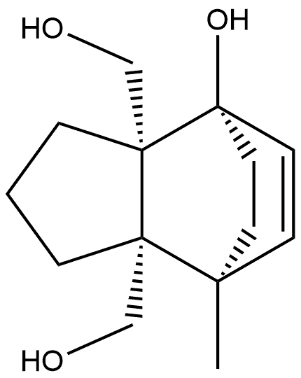 4,7-Ethano-1H-indene-3a,7a-dimethanol, 2,3,4,7-tetrahydro-4-hydroxy-7-methyl-, (3aα,4α,7β,7aα)- (9CI) Struktur