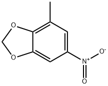 1,3-Benzodioxole, 4-methyl-6-nitro- Struktur