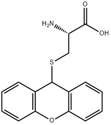 L-Cysteine, S-9H-xanthen-9-yl- Struktur