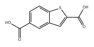 Benzo[b]thiophene-2,5-dicarboxylic acid Struktur