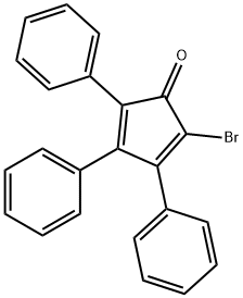 2-Bromo-3,4,5-triphenyl-2,4-cyclopentadien-1-one Struktur