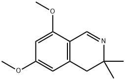 Isoquinoline, 3,4-dihydro-6,8-dimethoxy-3,3-dimethyl- Struktur